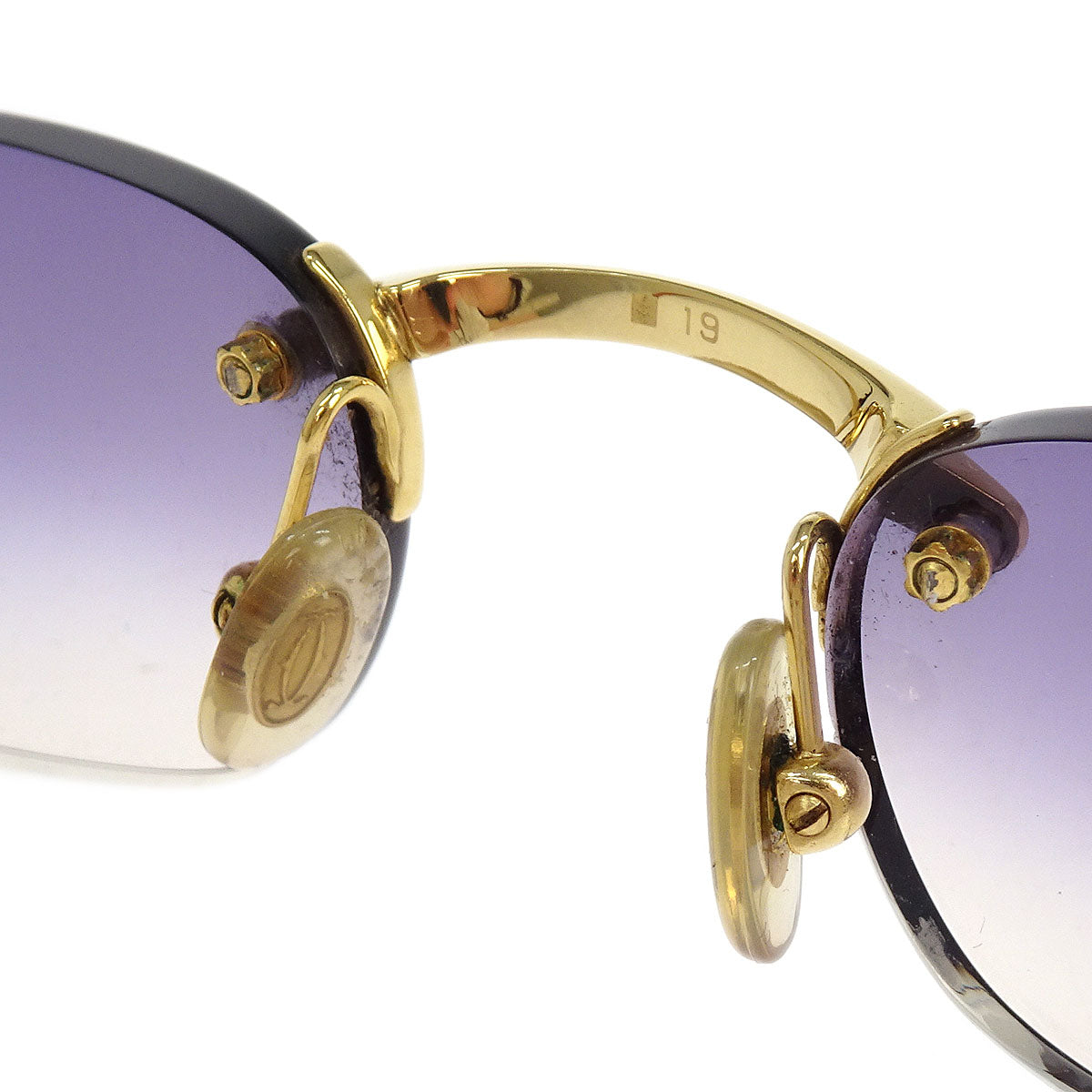 Cartier Sunglasses Eyewear Purple