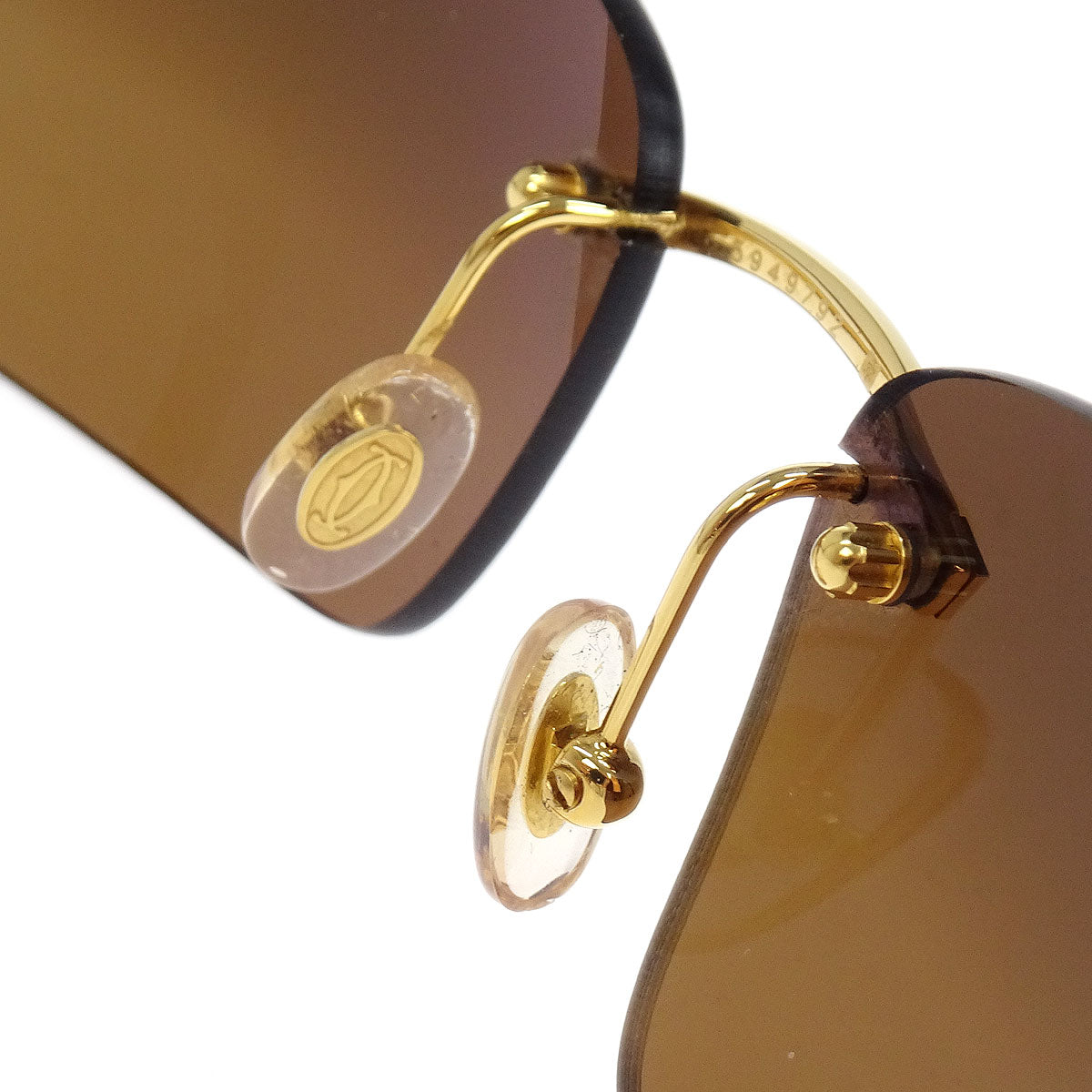 Cartier Sunglasses Eyewear Brown