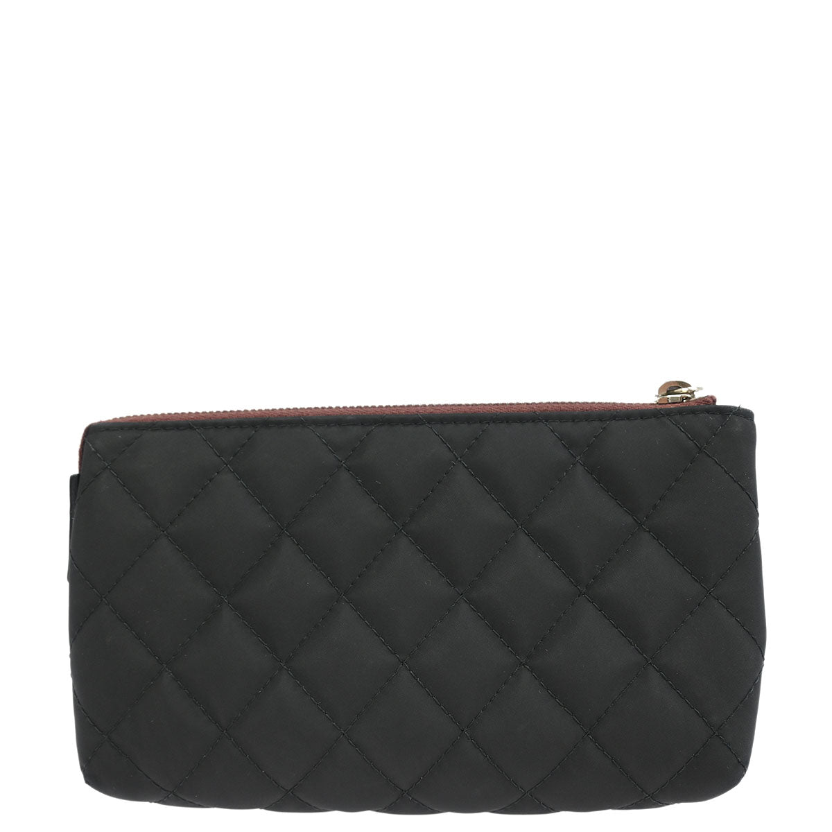 Chanel 2013-2014 Black Nylon Pouch Clutch Bag