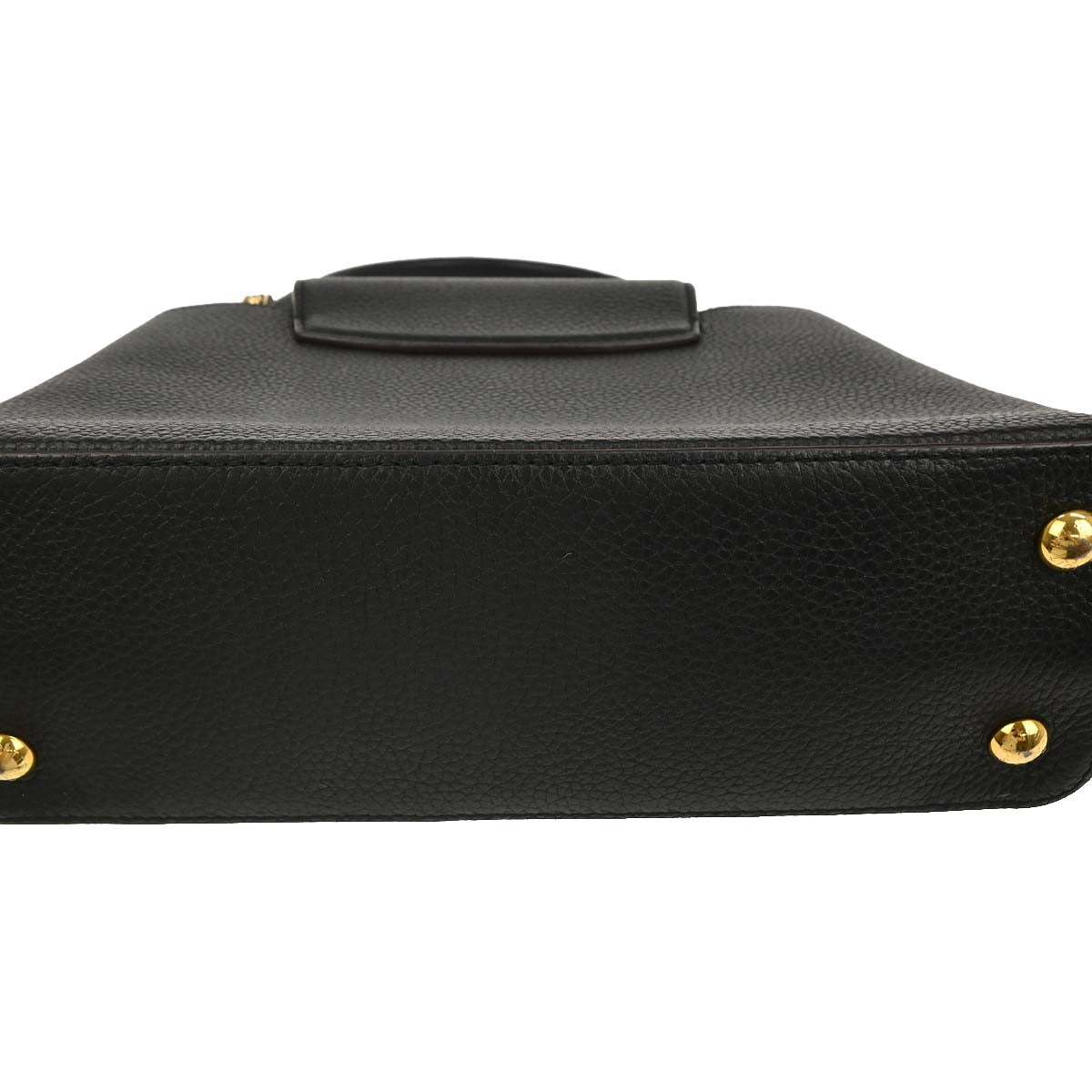 Louis Vuitton Black Capucines MM 2way Handbag M24727