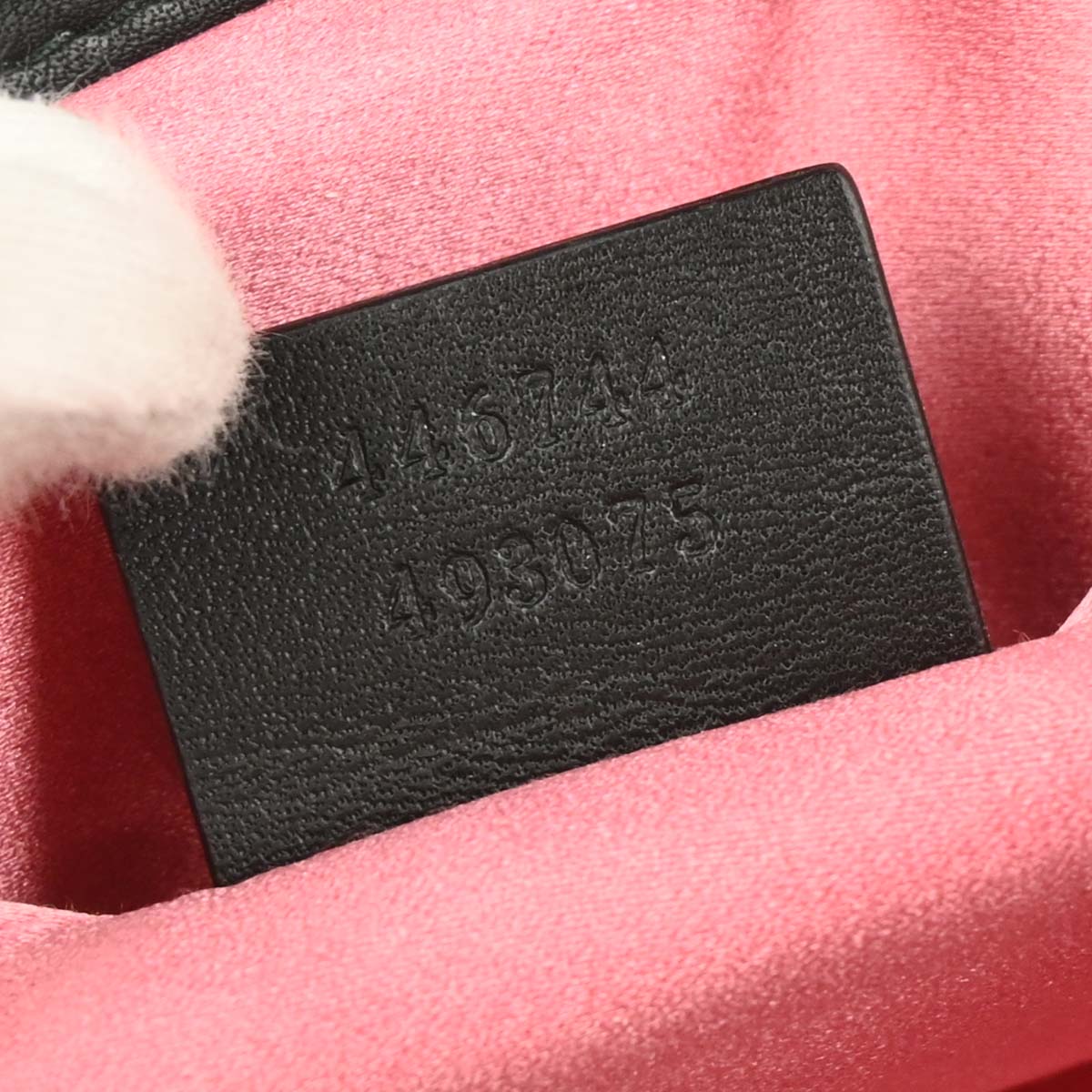 Gucci Black Velvet Marmont Shoulder Bag