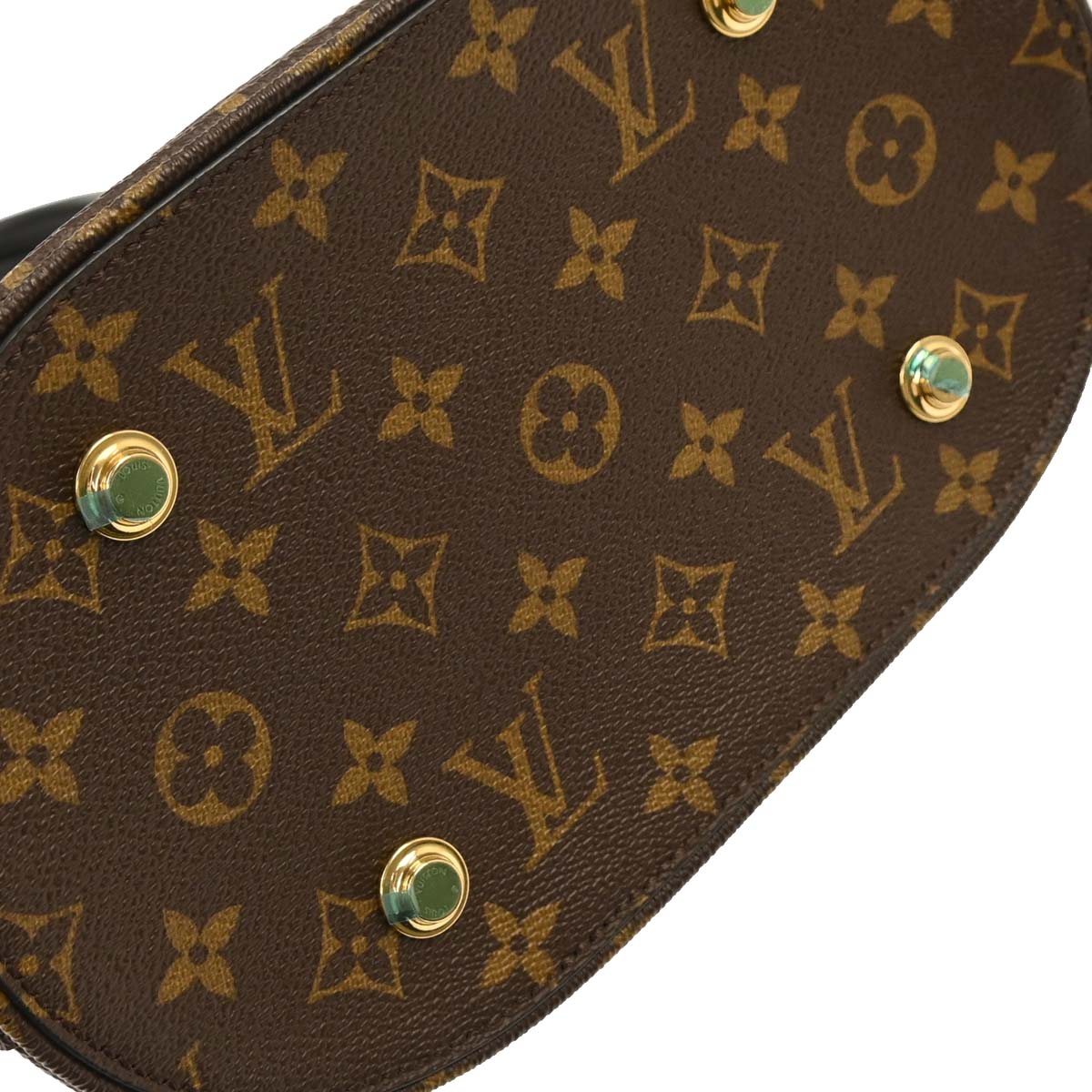 Louis Vuitton Monogram Macassar Tresage Tote 2way Shoulder Handbag M44111