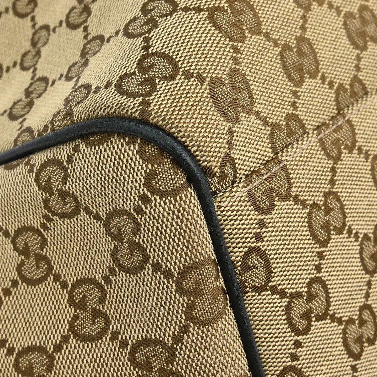Gucci Beige Canvas GG Tote Handbag