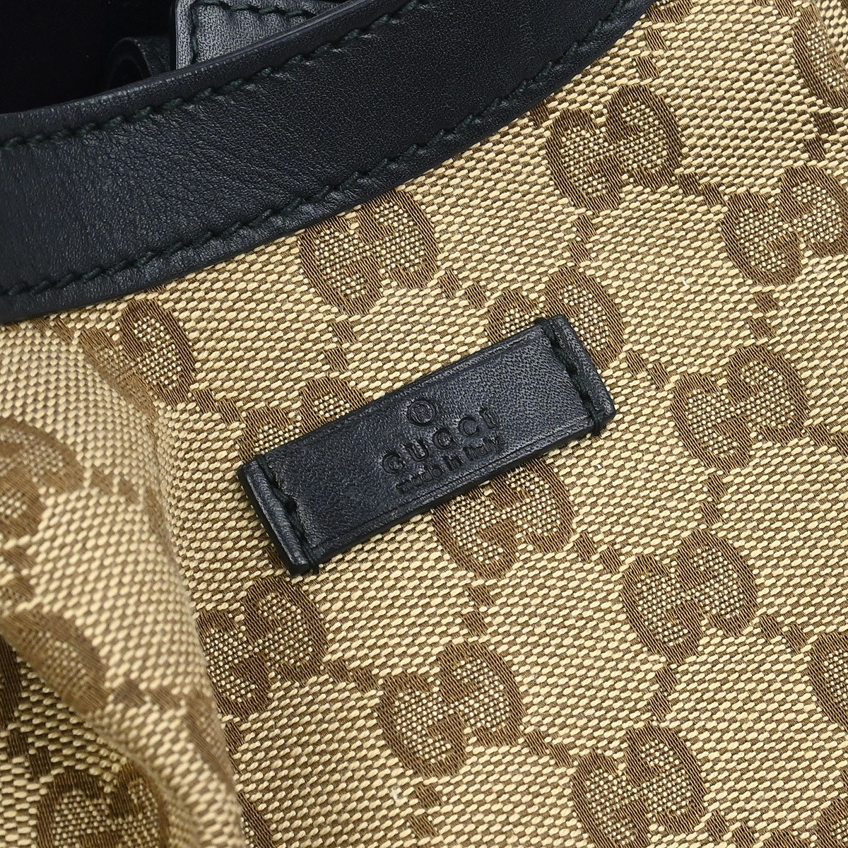 Gucci Beige Canvas GG Tote Handbag