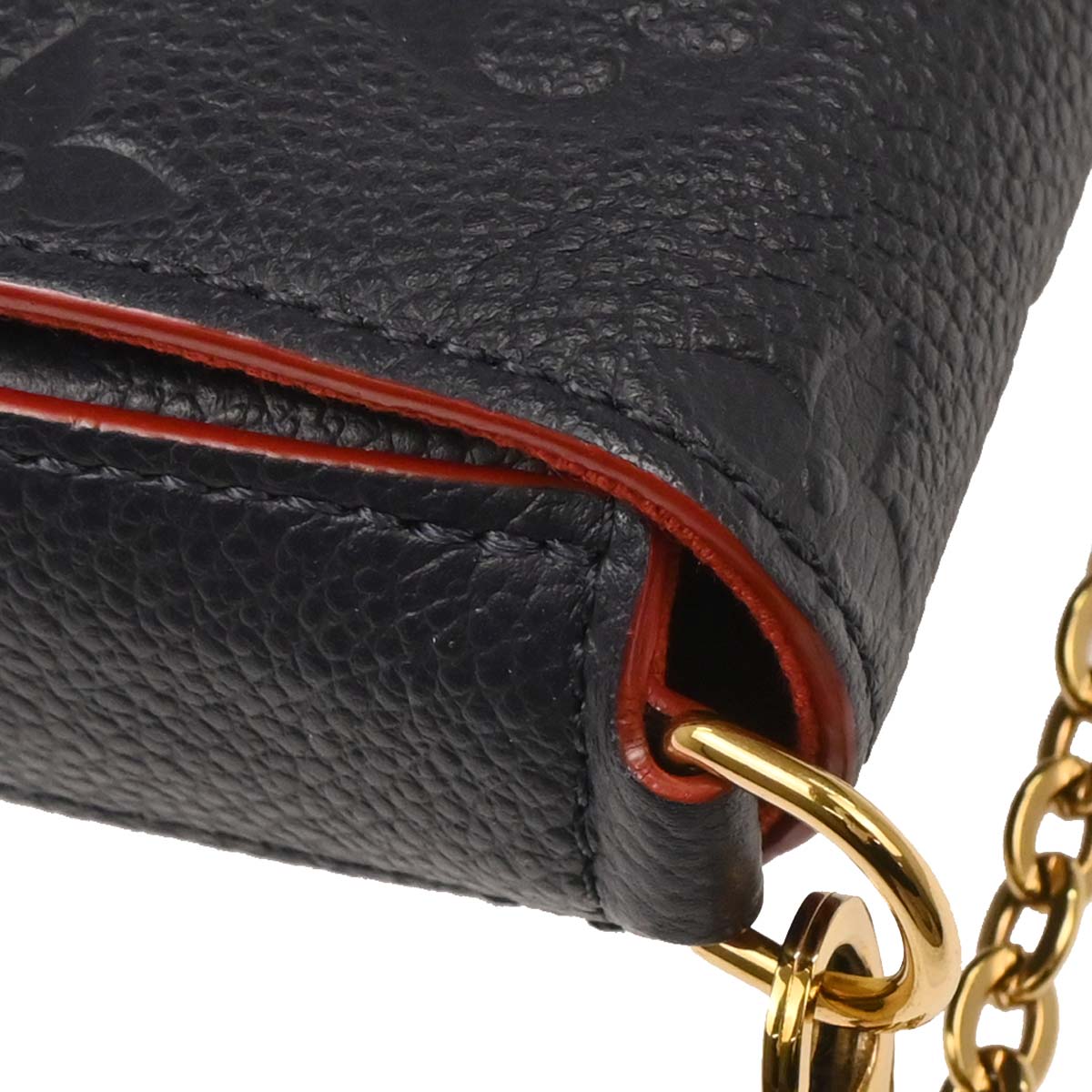 Louis Vuitton Navy Monogram Empreinte Pochette Felicie M64099