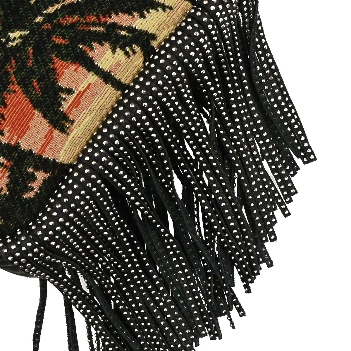 Saint Laurent Black Helena Bucket Bag Fringe Shoulder Bag