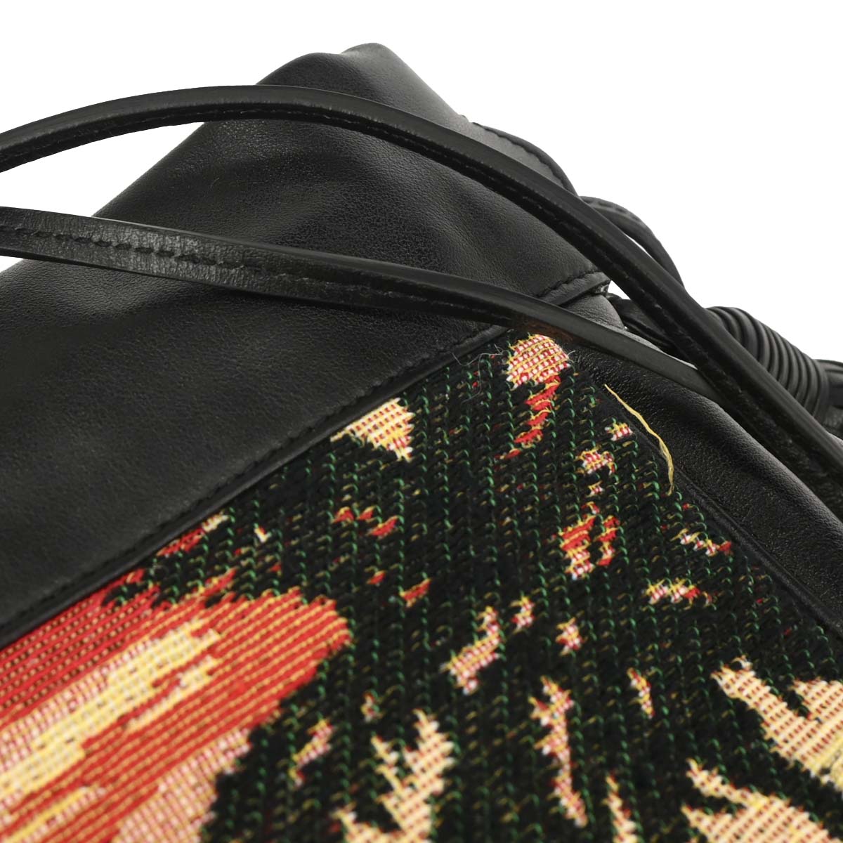 Saint Laurent Black Helena Bucket Bag Fringe Shoulder Bag