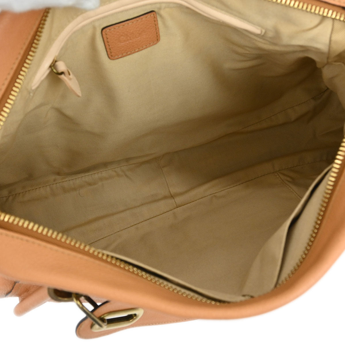 Chloe Beige Paraty 2way Shoulder Handbag