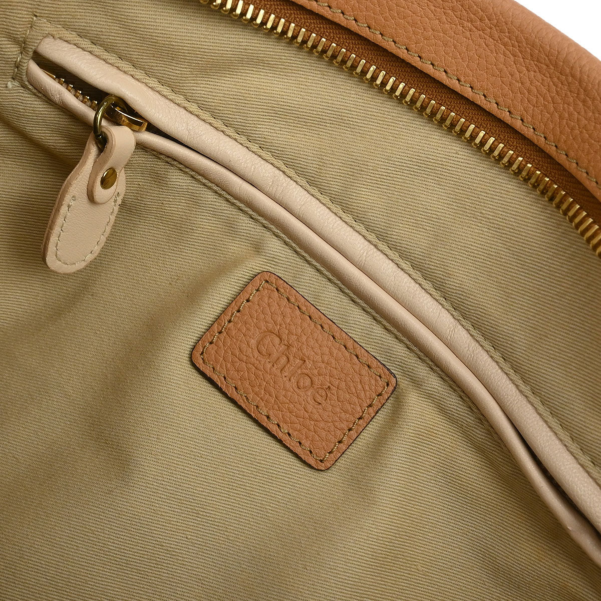 Chloe Beige Paraty 2way Shoulder Handbag