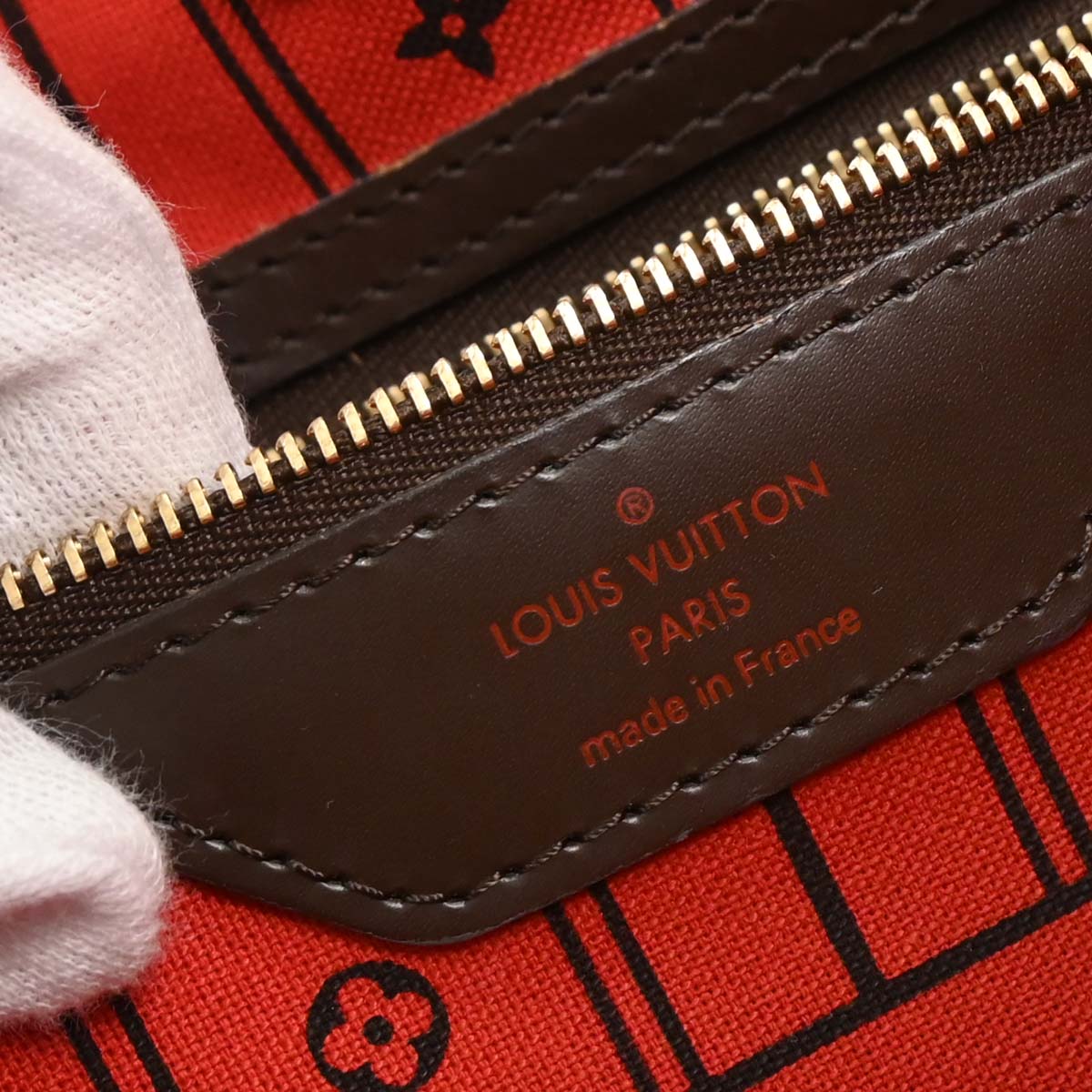 Louis Vuitton Damier Neverfull MM Shoulder Tote Bag N51105