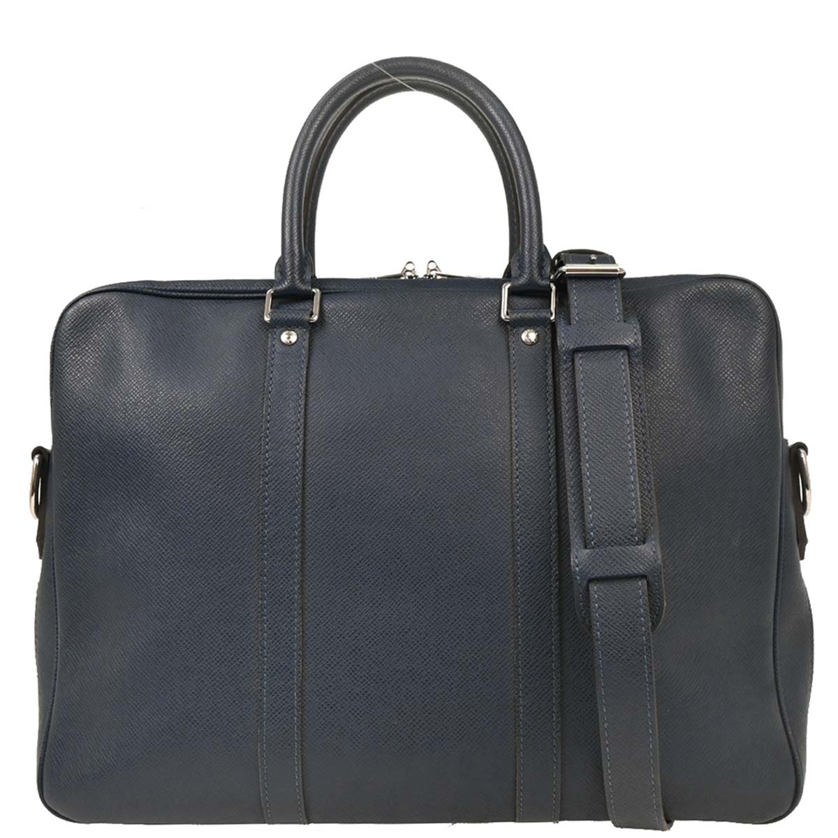 Louis Vuitton Blue Taiga Porte Document Voyage PM Handbag M30639