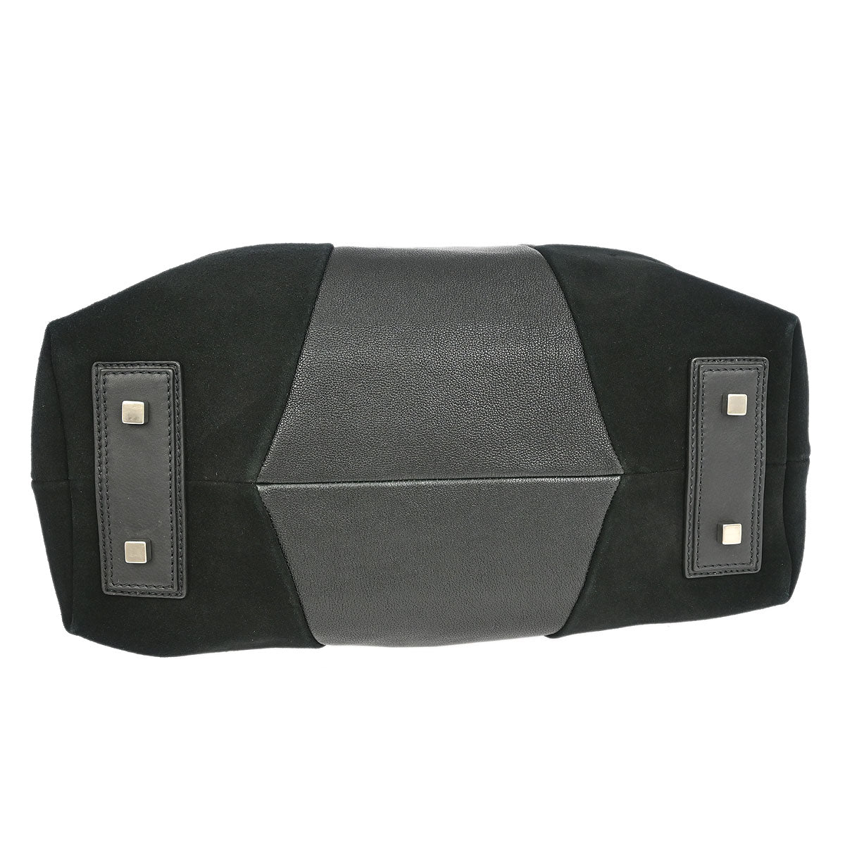 Celine Black Suede Leather Handbag