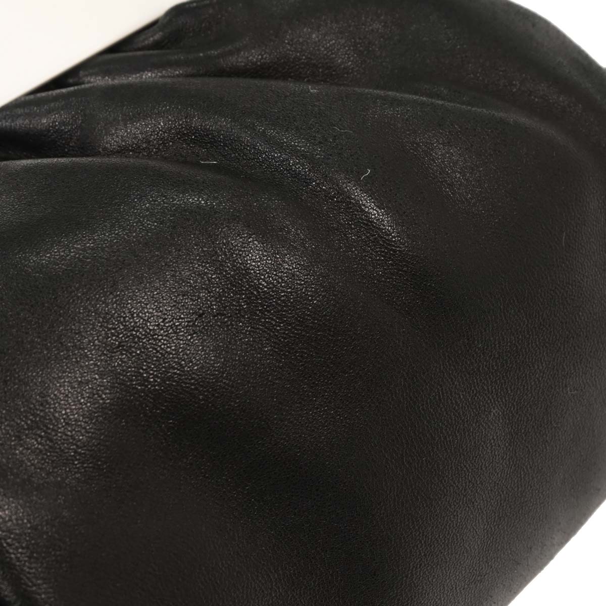 Chanel 2012 Black Lambskin Clutch Bag