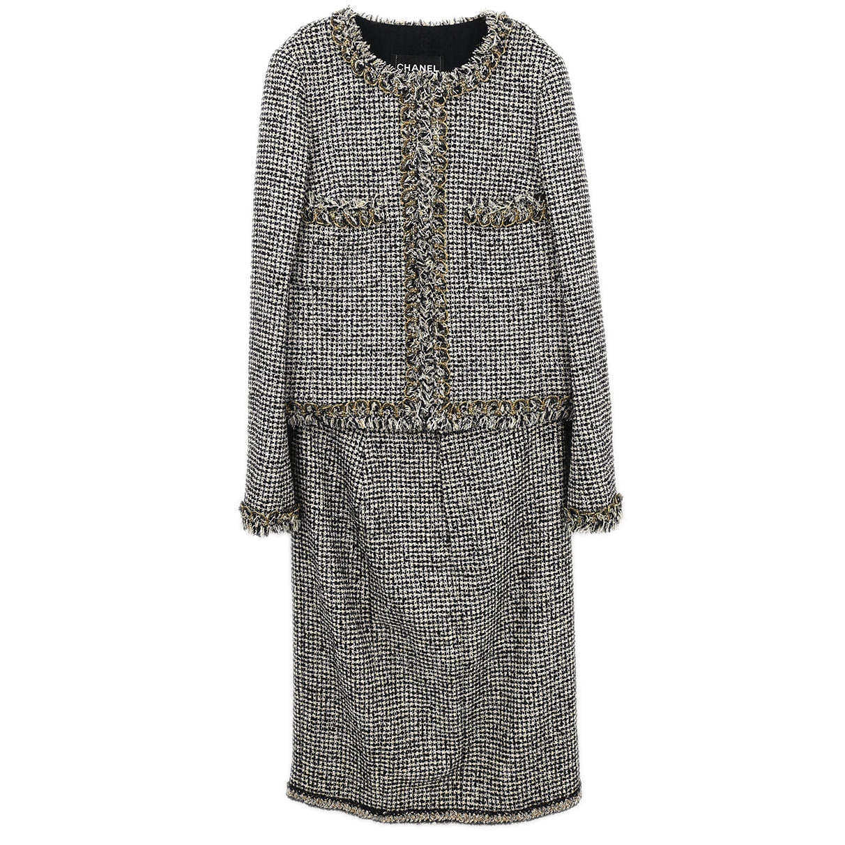 Chanel 2010 Setup Suit Jacket Skirt #34 #38