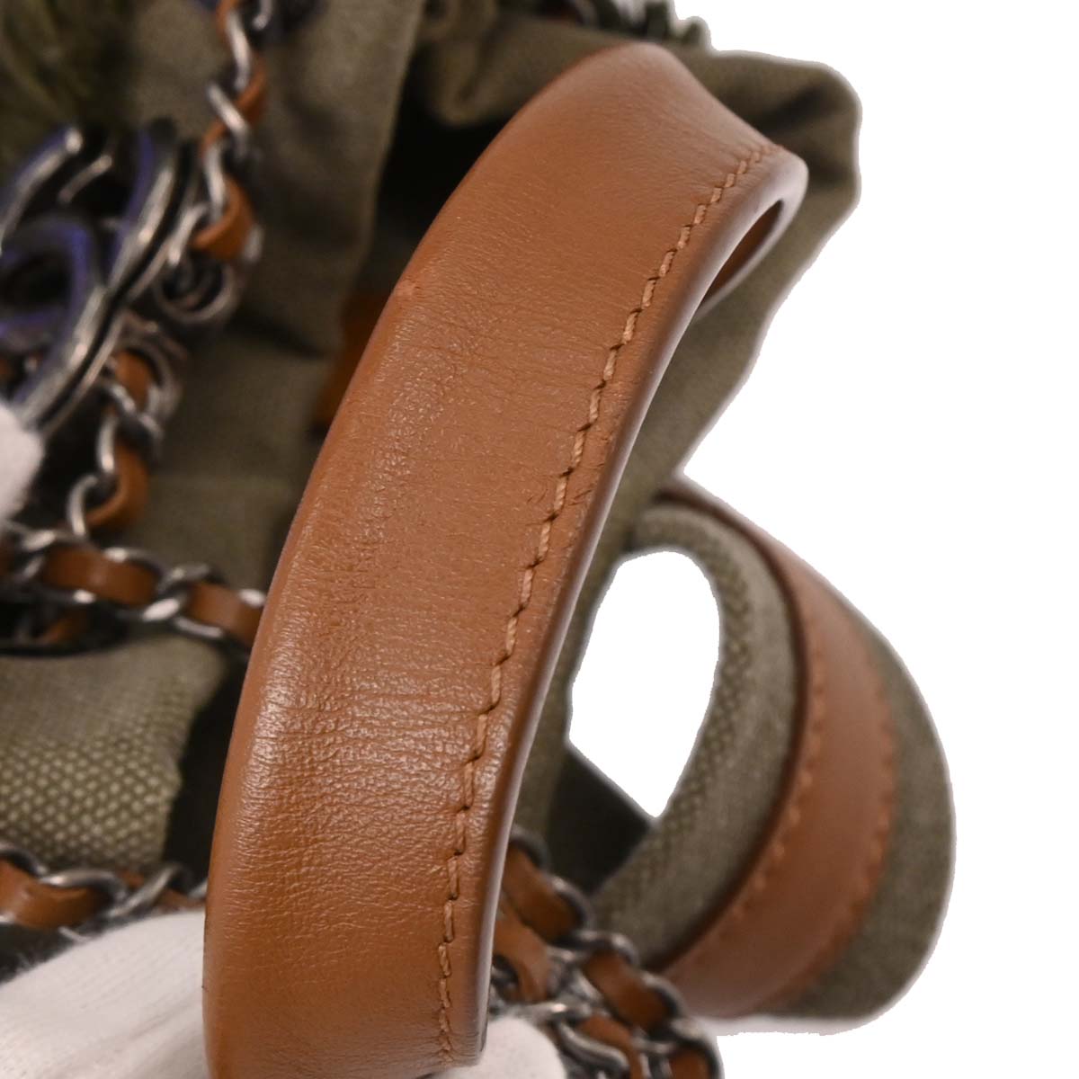 Chanel Gray Canvas Sequins Paris-Cuba Cubano Trip Backpack