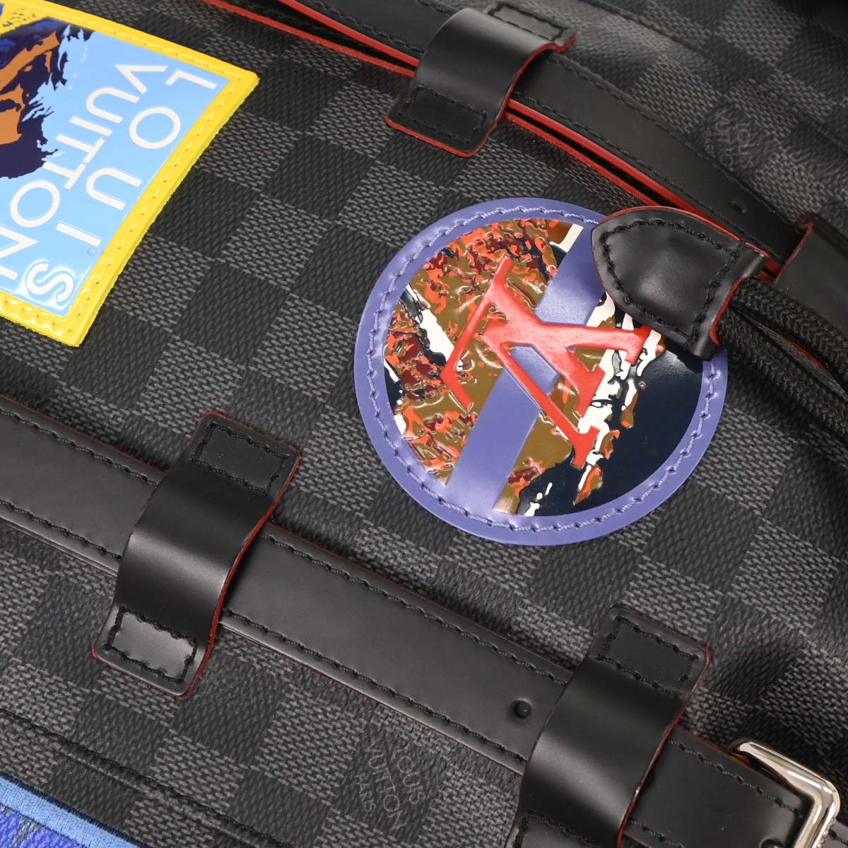 Louis Vuitton Graphite LV Alps Christopher PM Backpack N44054