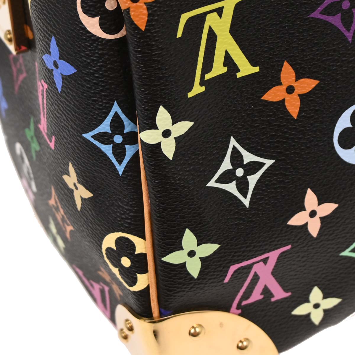 Louis Vuitton Black Monogram Multicolor Speedy 30 Handbag M92642