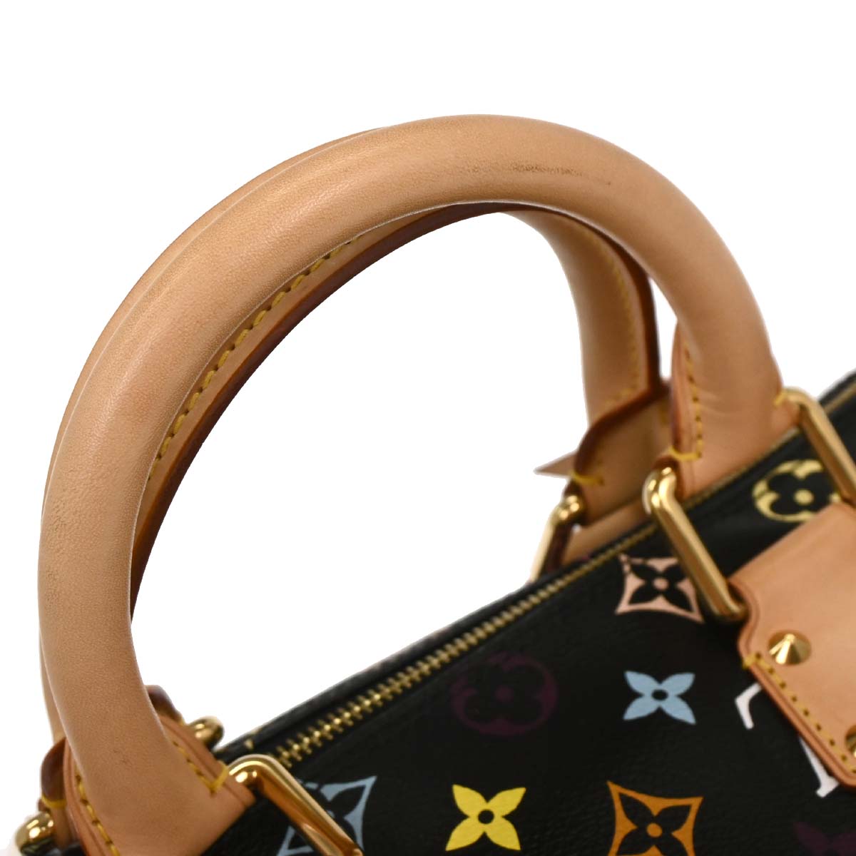 Louis Vuitton Black Monogram Multicolor Speedy 30 Handbag M92642