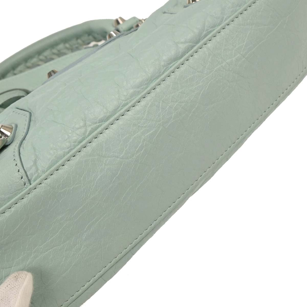 Balenciaga Light Blue The City Mini Handbag