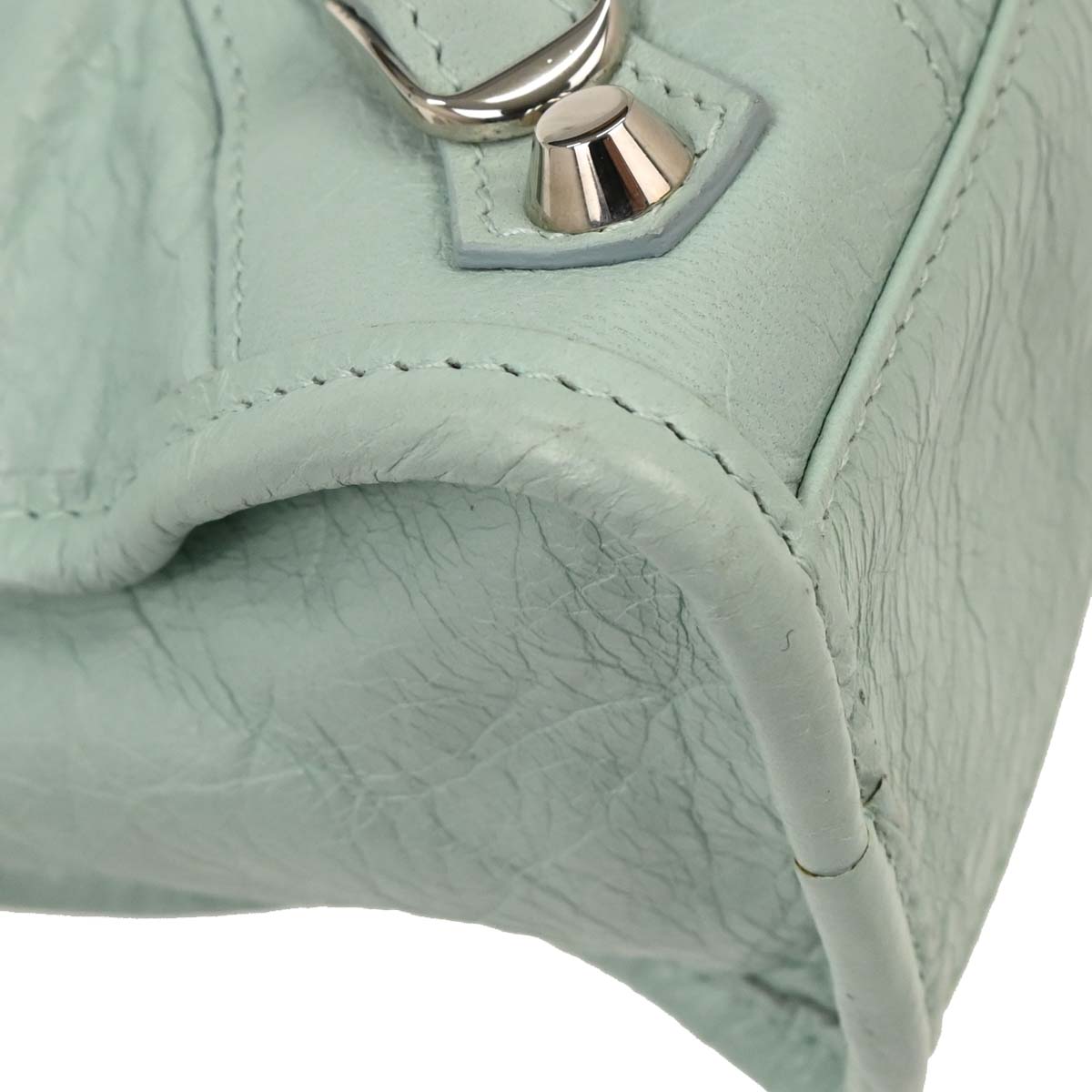 Balenciaga Light Blue The City Mini Handbag