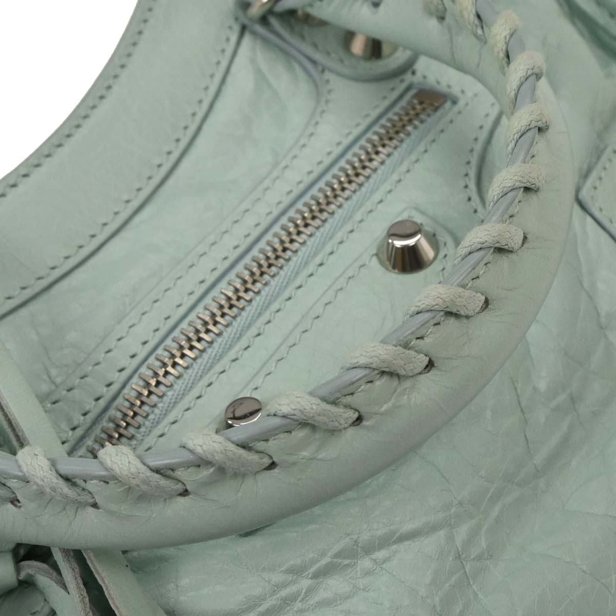 Balenciaga Light Blue The City Mini Handbag