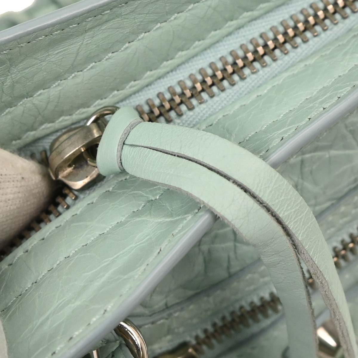 Balenciaga Light Blue The City Mini Handbag