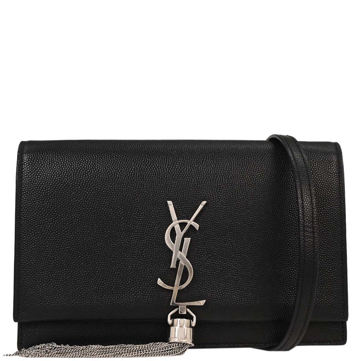 Saint Laurent Black Kate WOC Wallet on Chain Shoulder Bag
