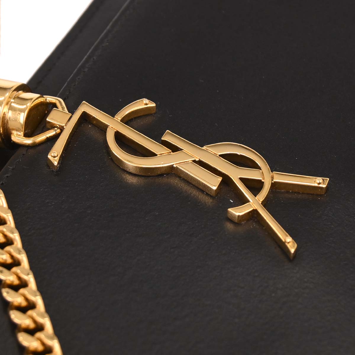 Saint Laurent Black Kate WOC Wallet on Chain Shoulder Bag