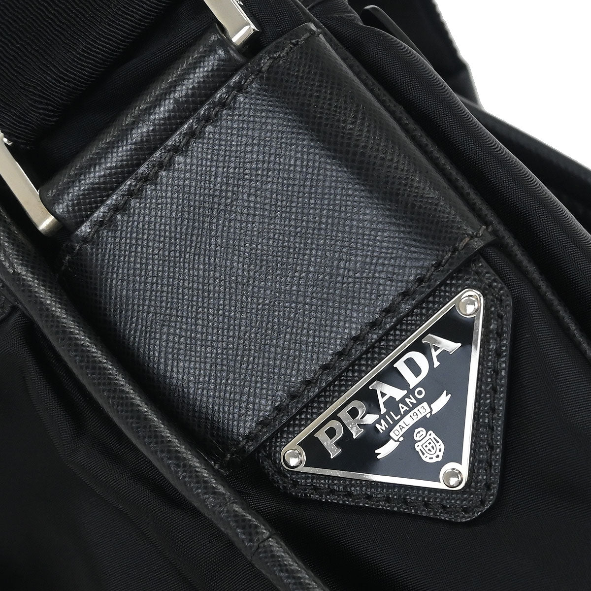 Prada Black Nylon Shoulder Bag