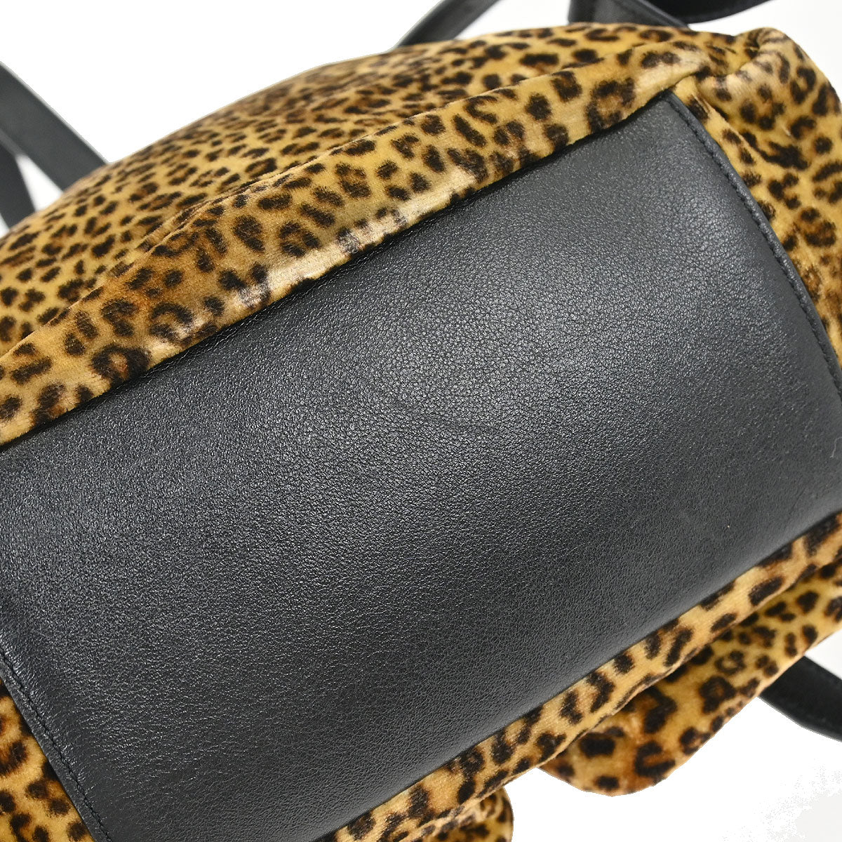 Saint Laurent Brown Velvet Backpack
