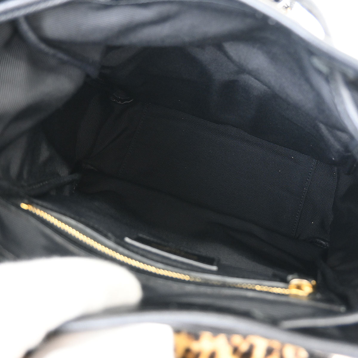 Saint Laurent Brown Velvet Backpack