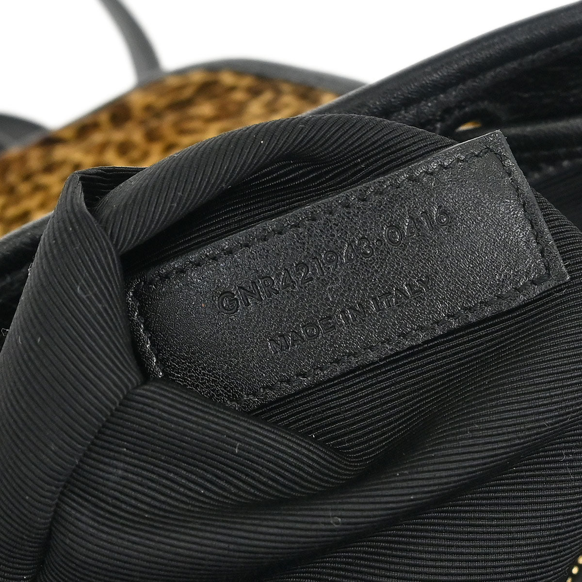 Saint Laurent Brown Velvet Backpack