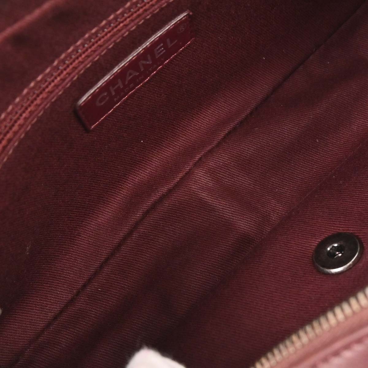 Chanel Bordeaux Calfskin Paris-Edinburgh Coco Sporran Flap Bag