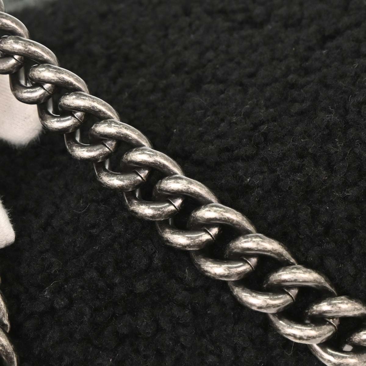 Boy Chanel 2015-2016 Black Mouton New Medium Shoulder Bag