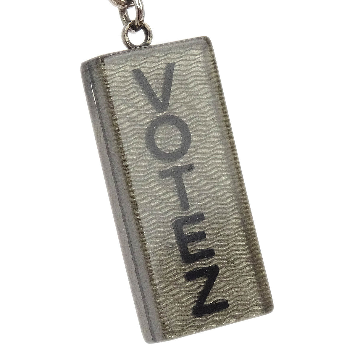 Chanel Dangle Piercing Earrings Silver 15S