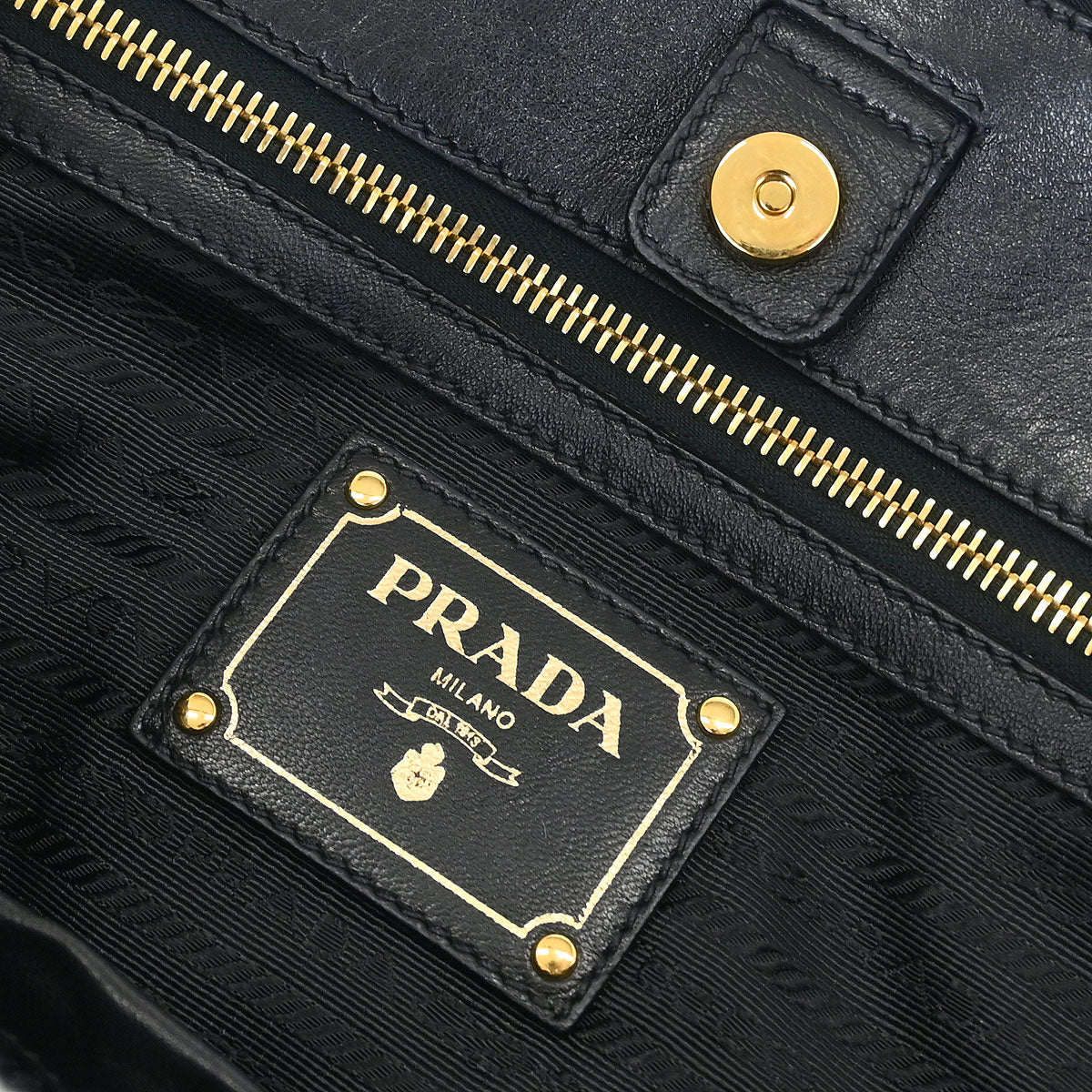 Prada Black Nylon 2way Shoulder Tote Handbag