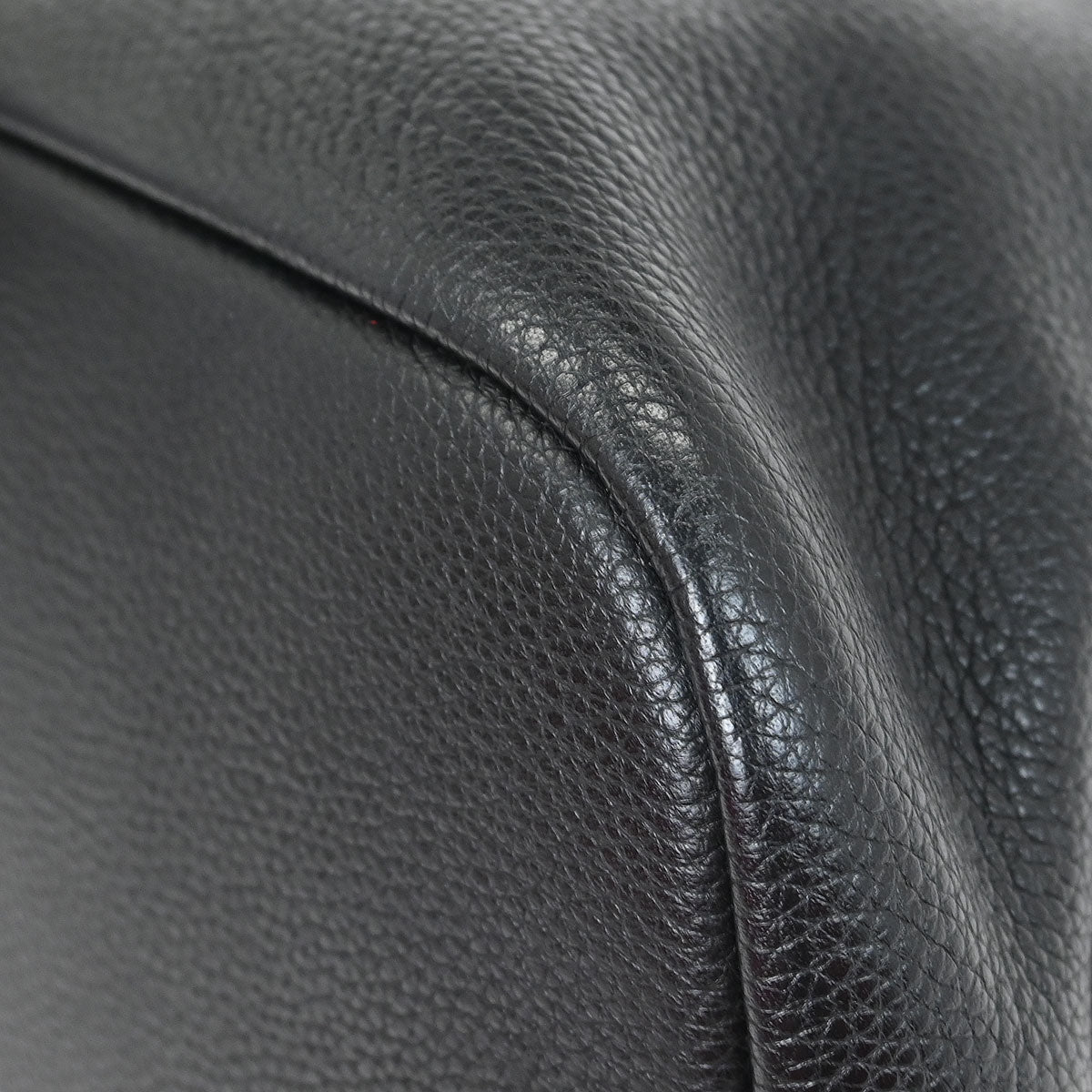 Prada Black Leather Hobo Handbag