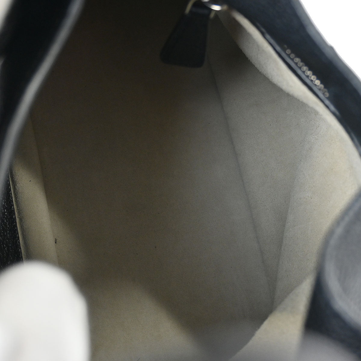 Prada Black Leather Hobo Handbag