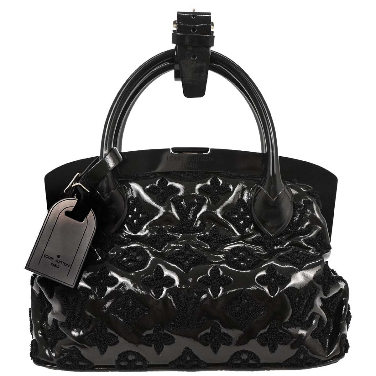 Louis Vuitton Black Monogram Fascination Lockit BB Handbag M40604