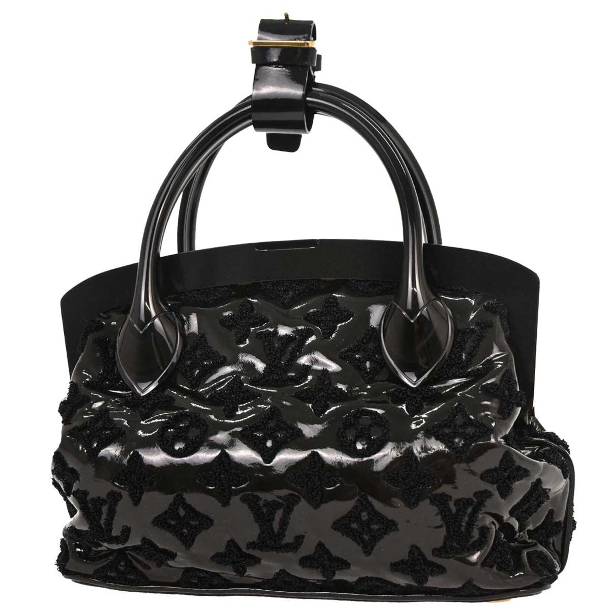 Louis Vuitton Black Monogram Fascination Lockit BB Handbag M40604