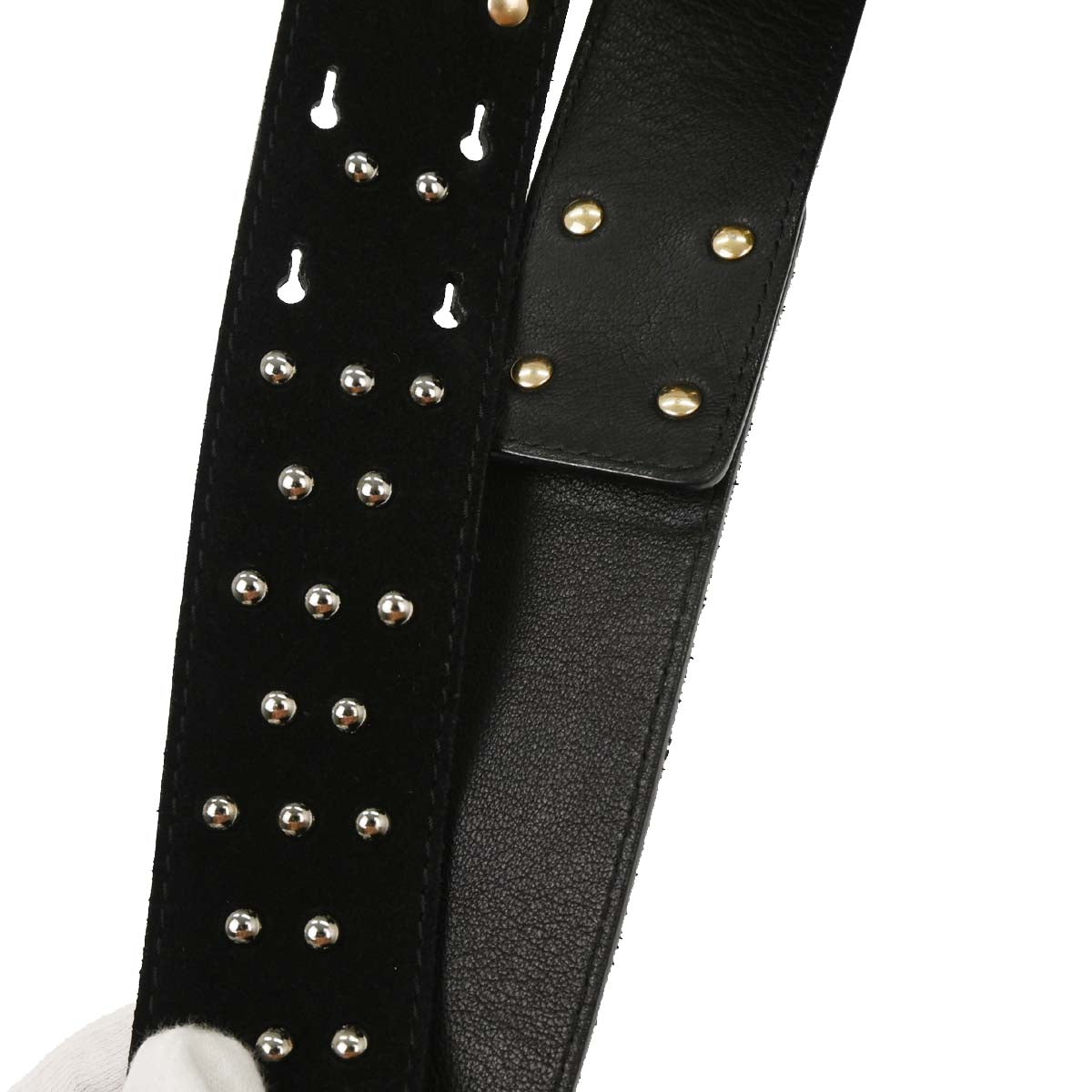 Chloe Black Suede Paraty 2way Shoulder Handbag