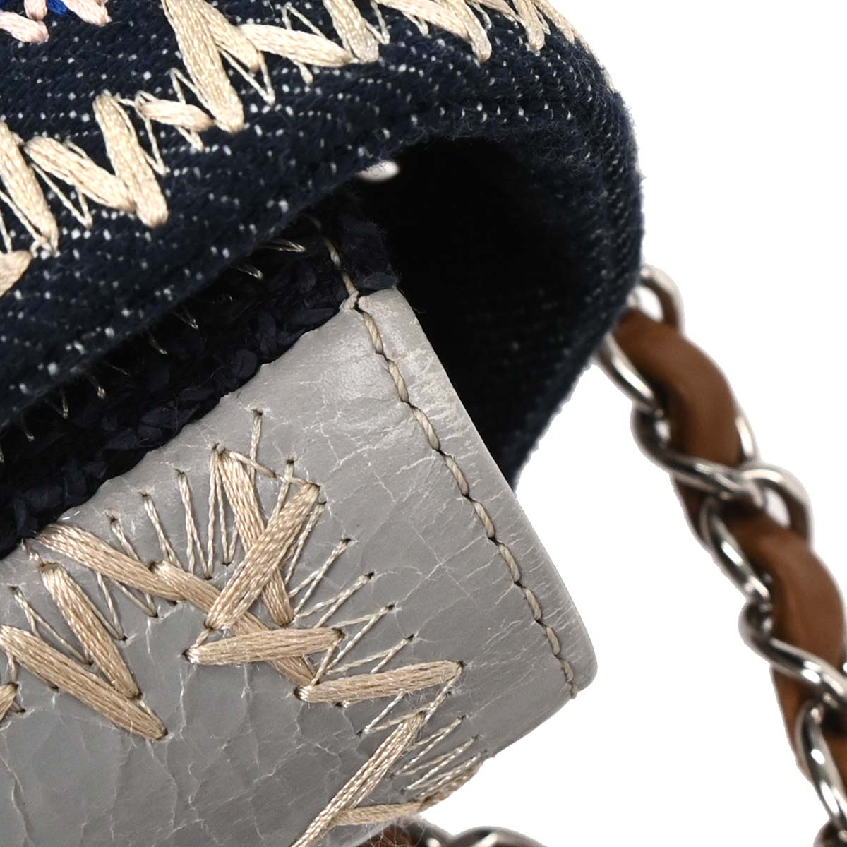 Chanel 2012 Multicolor Patchwork Single Flap Shoulder Bag