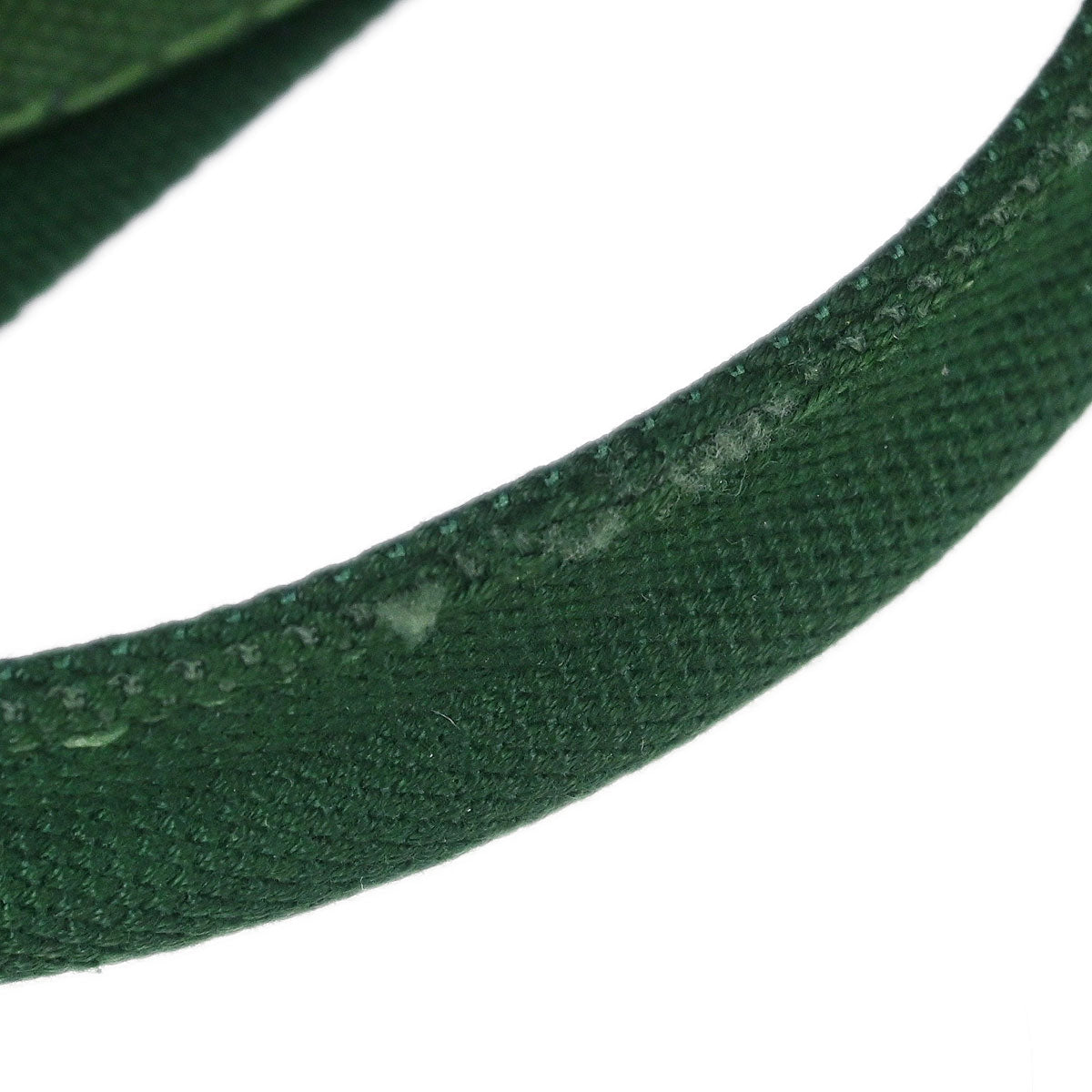 Prada Green Canvas Canapa Tote Handbag