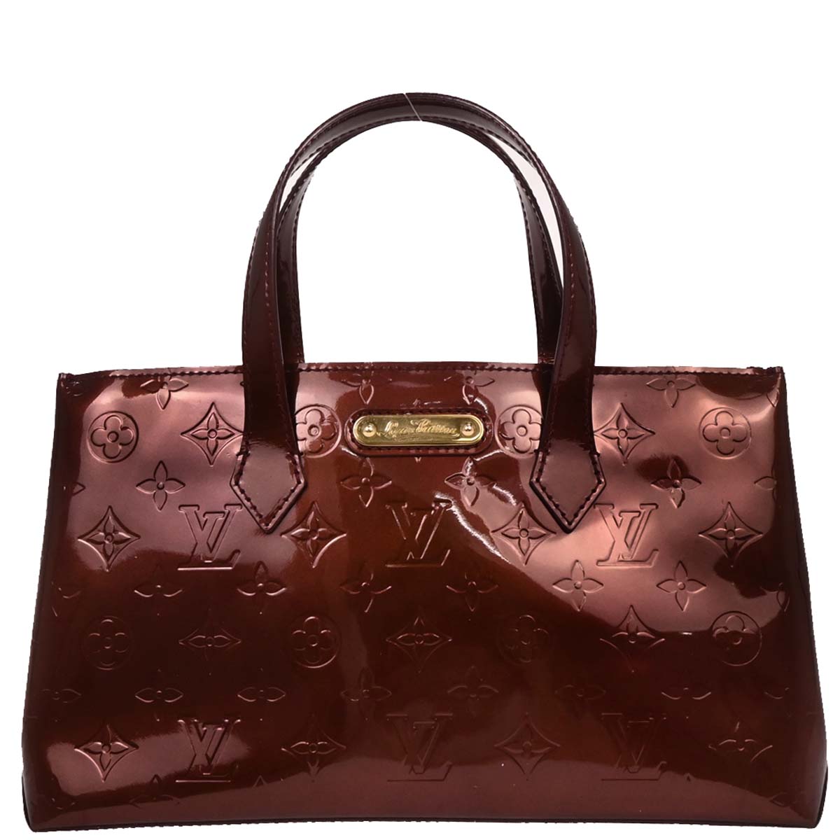 Louis Vuitton Rouge Favist Monogram Vernis Wilshire PM M91644