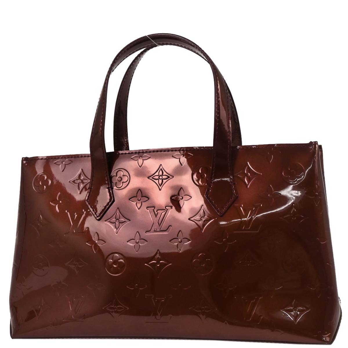 Louis Vuitton Rouge Favist Monogram Vernis Wilshire PM M91644