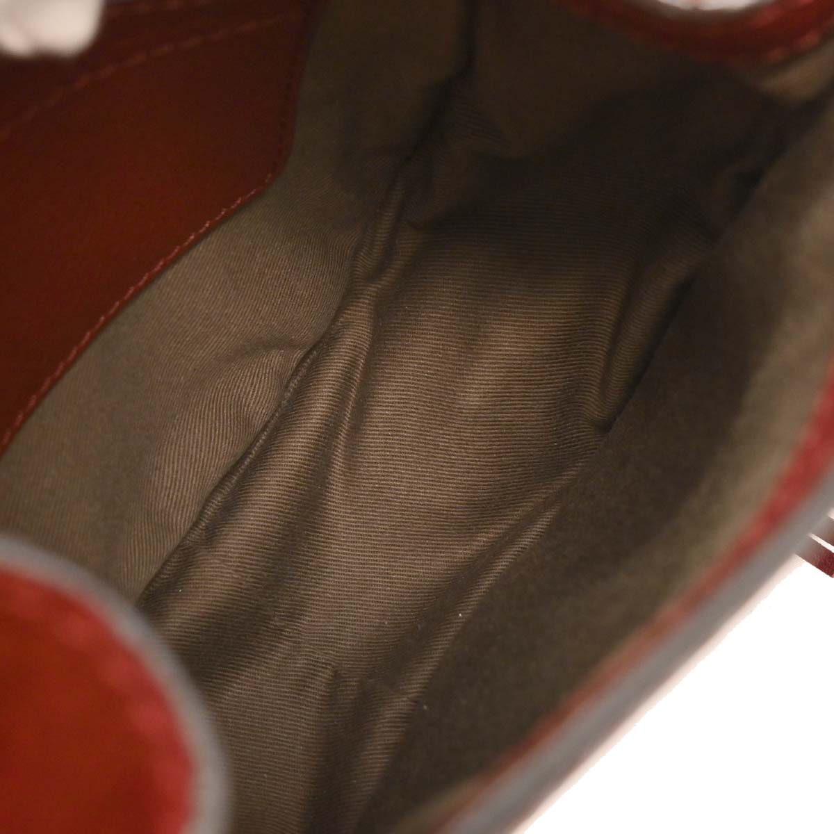 Chloe Bordeaux Suede Marcie Crossbody Bag