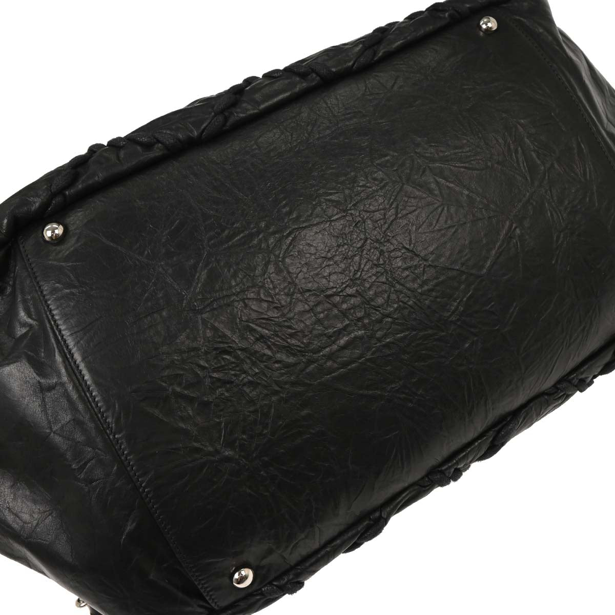 Chanel 2011 Black Calfskin Ultra Stitch Tote Bag