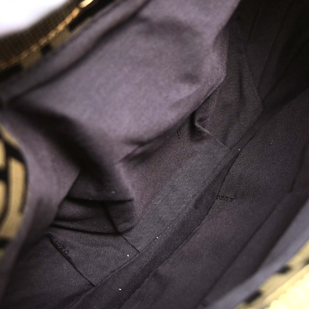 Fendi Gold Zucca Handbag