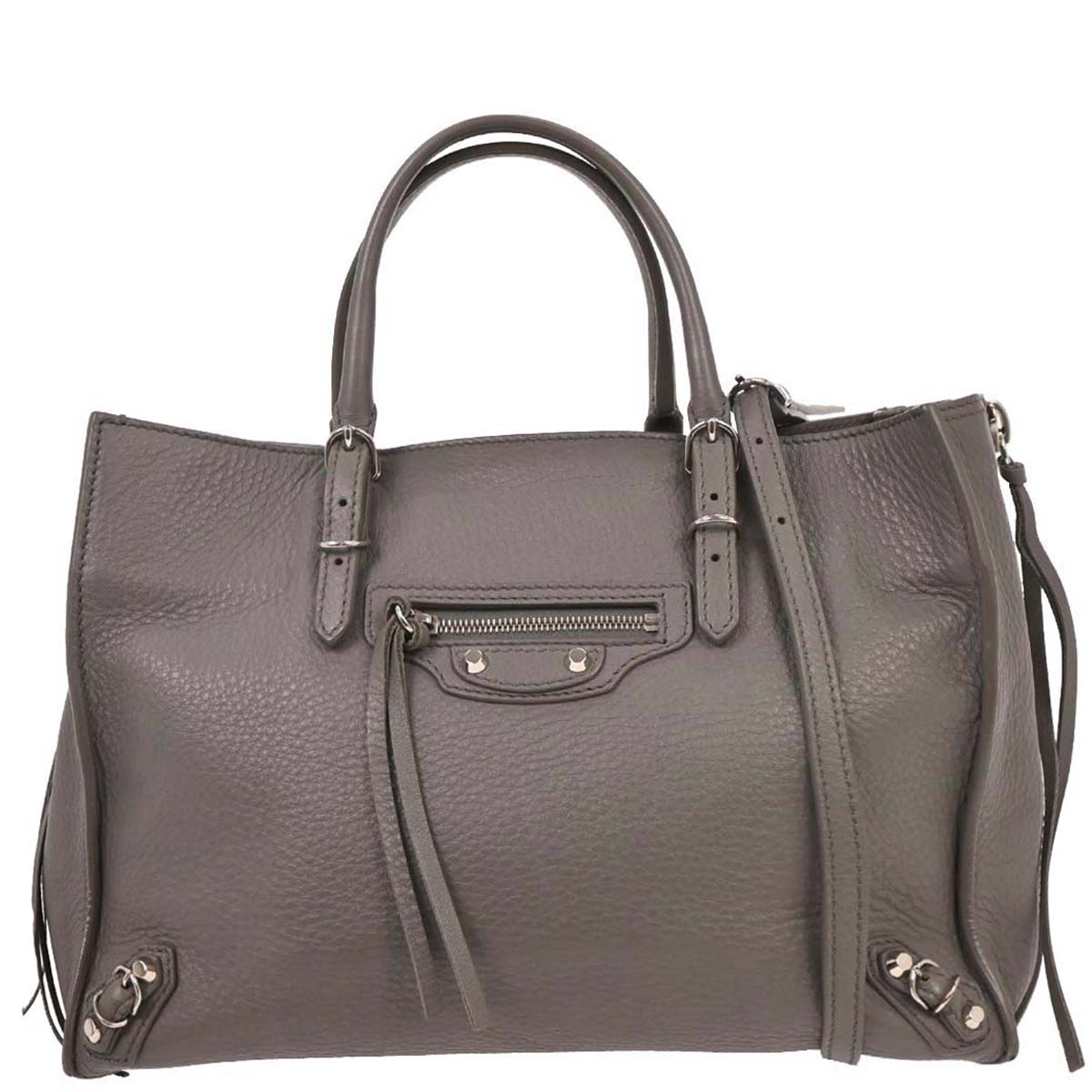 Balenciaga Gray Papier Handbag