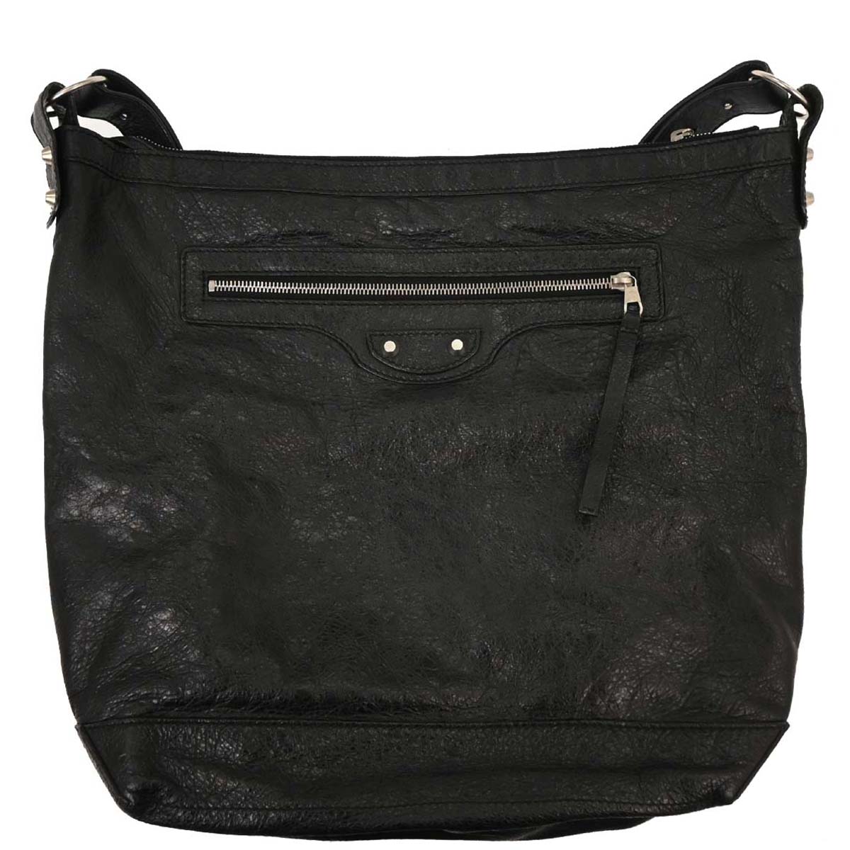 Balenciaga Black The Day Shoulder Bag